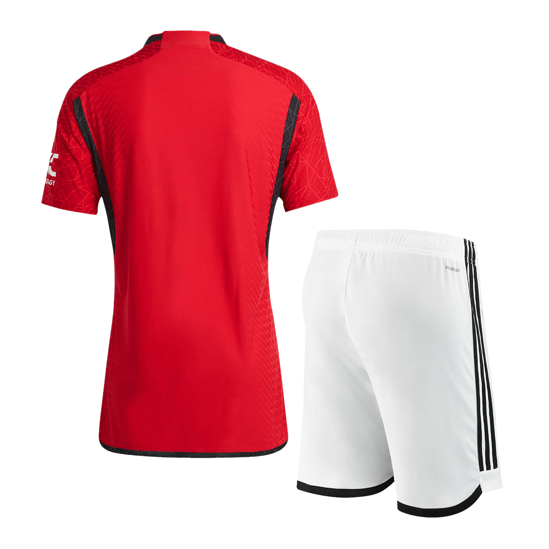Manchester United Home Soccer Jersey Kit(Jersey+Shorts) 2023/24 - soccerdeal
