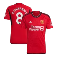B.FERNANDES #8 Manchester United Home Soccer Jersey 2023/24 - soccerdealshop