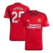 SANCHO #25 Manchester United Home Soccer Jersey 2023/24 - soccerdealshop
