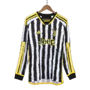 Juventus Home Long Sleeve Soccer Jersey 2023/24 - soccerdealshop