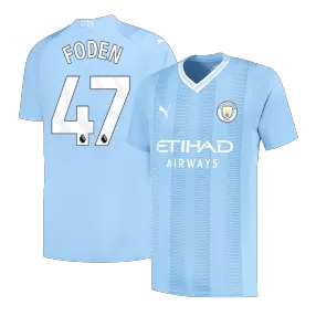 FODEN #47 Manchester City Home Soccer Jersey 2023/24 - soccerdealshop