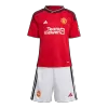 Kid's Manchester United Home Soccer Jersey Kit(Jersey+Shorts) 2023/24 - Soccerdeal