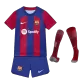 Kid's Barcelona Home Soccer Jersey 2023/24 - soccerdealshop