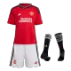 Kid's Manchester United Home Soccer Jersey Kit(Jersey+Shorts+Socks) 2023/24 - soccerdeal