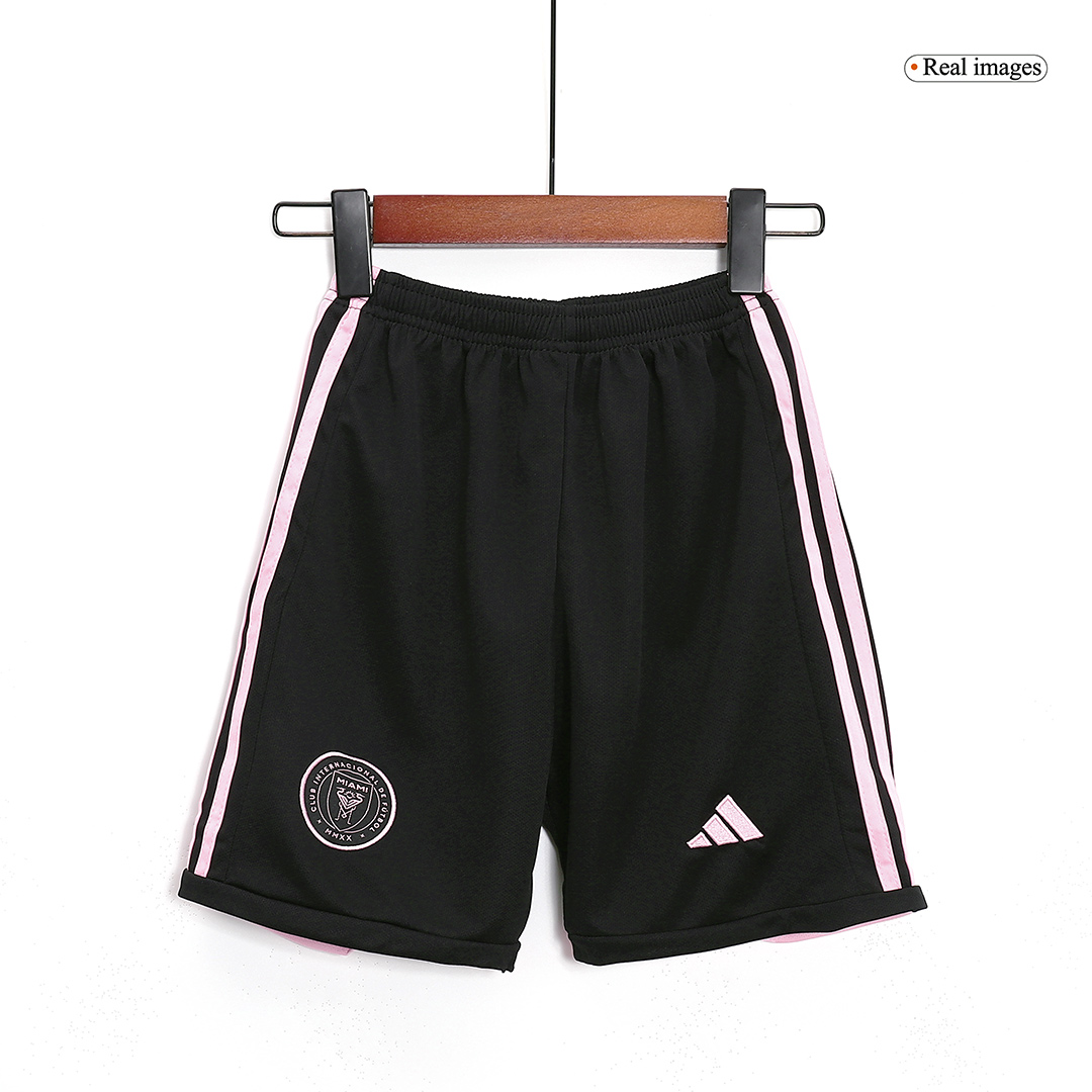 Kid's MESSI #10 Inter Miami CF Away Soccer Jersey Kit(Jersey+Shorts) 2023/24 - soccerdeal