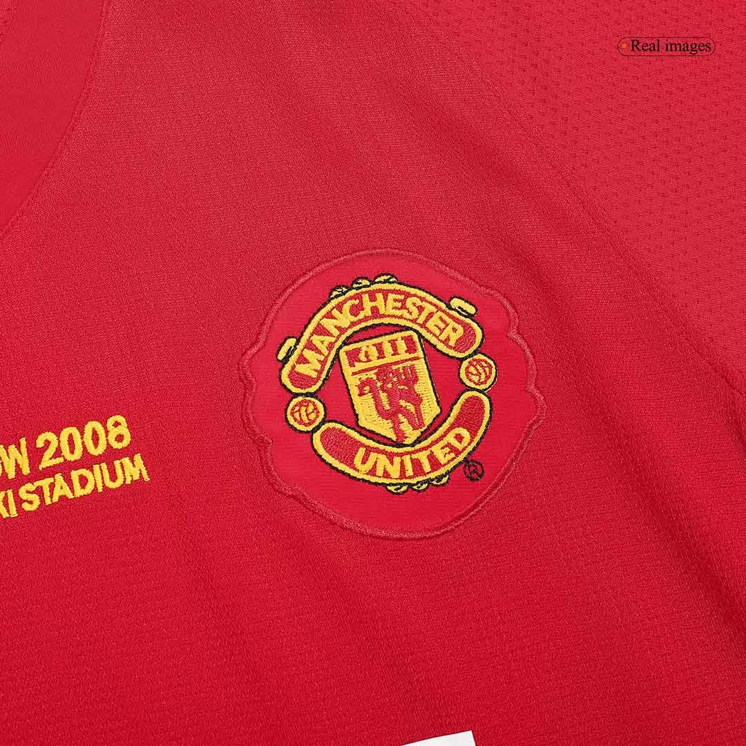 Retro RONALDO #7 2007/08 Manchester United Home Soccer Jersey