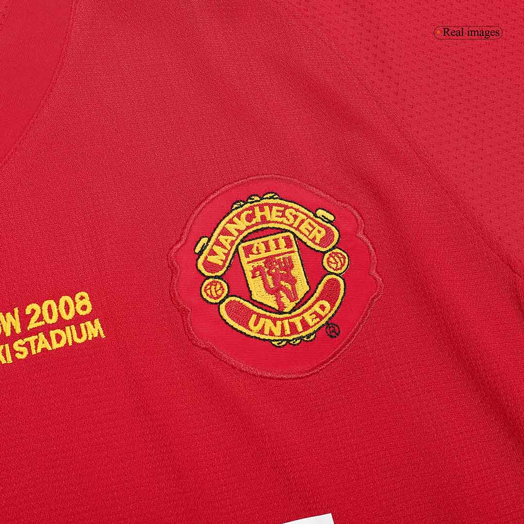 Retro RONALDO #7 2007/08 Manchester United Home Soccer Jersey - Soccerdeal