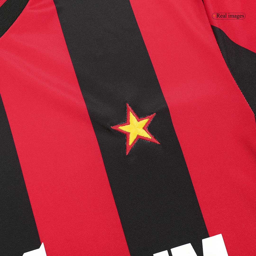 Retro 1990/91 AC Milan Home Soccer Jersey - soccerdeal