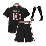 Kid's MESSI #10 Inter Miami CF Away Soccer Jersey Kit(Jersey+Shorts+Socks) 2023/24 - soccerdeal