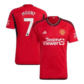 MOUNT #7 Manchester United Home Soccer Jersey 2023/24 - soccerdeal