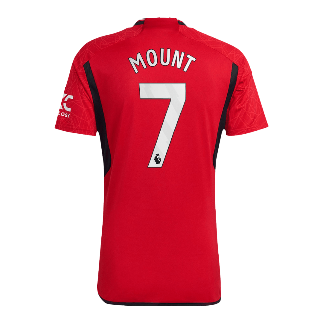 MOUNT #7 Manchester United Home Soccer Jersey 2023/24 - Soccerdeal
