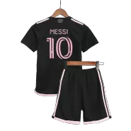 Kid's MESSI #10 Inter Miami CF Away Soccer Jersey Kit(Jersey+Shorts) 2023/24 - soccerdealshop