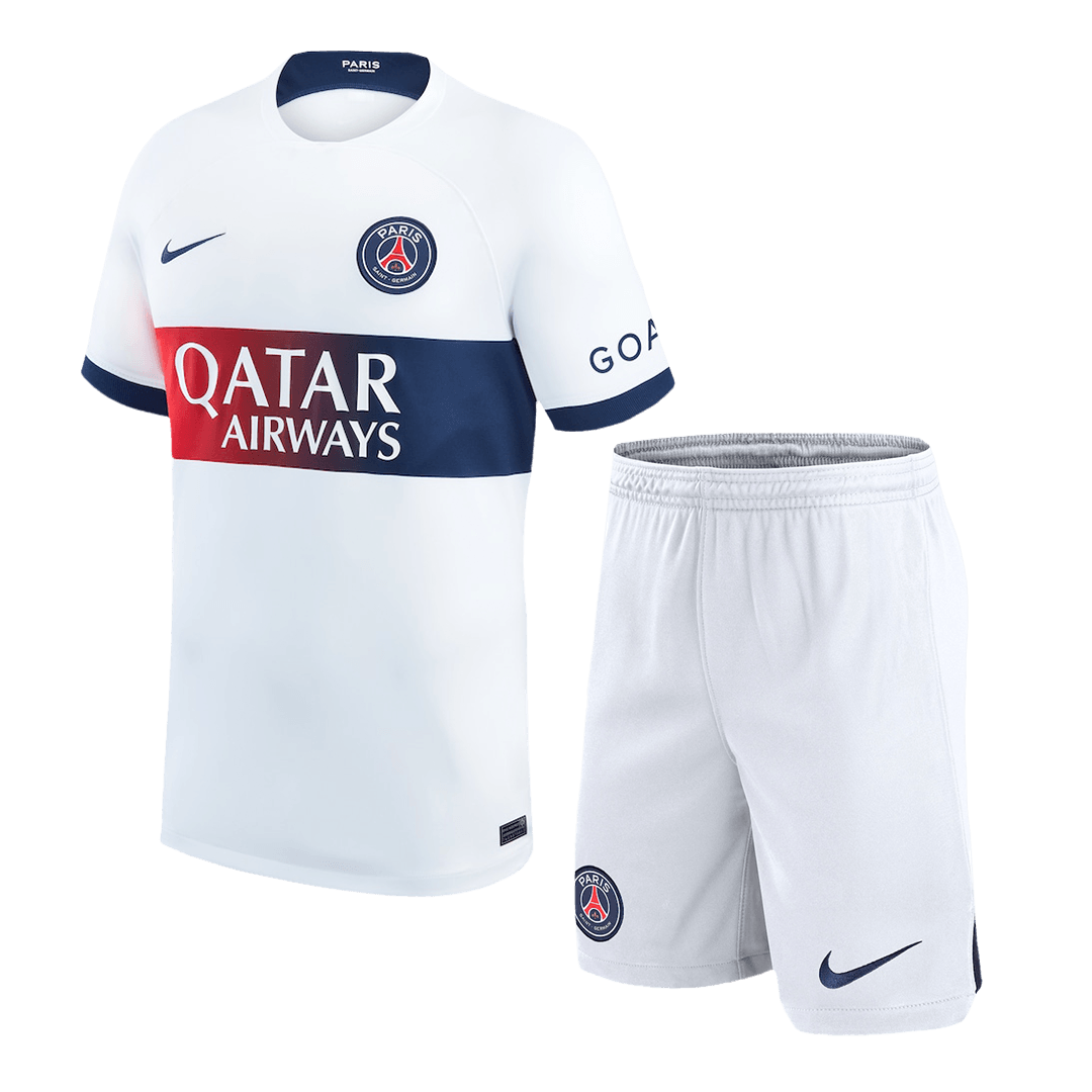 PSG Away Soccer Jersey Kit(Jersey+Shorts+Socks) 2023/24 - soccerdeal