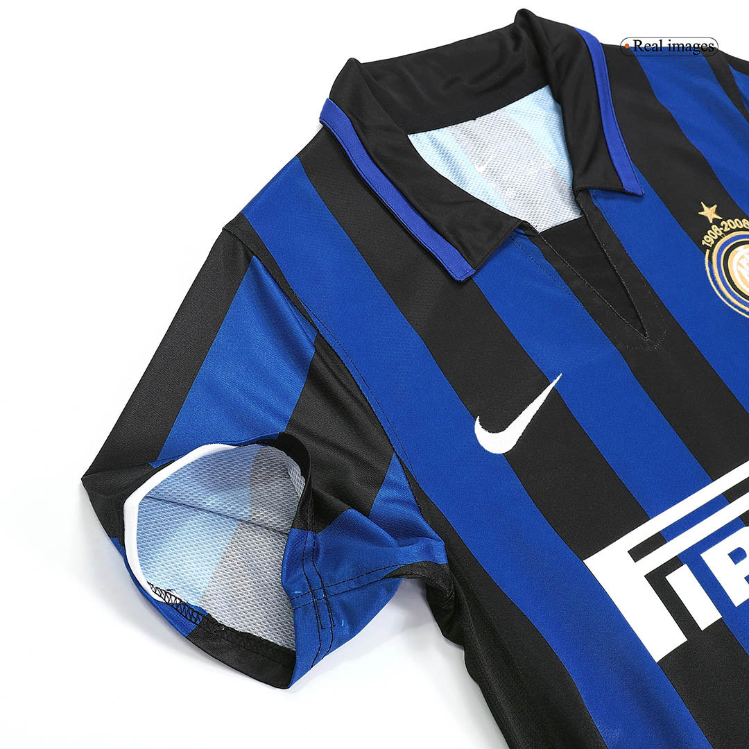Retro 2007/08 Inter Milan Home Soccer Jersey - soccerdeal