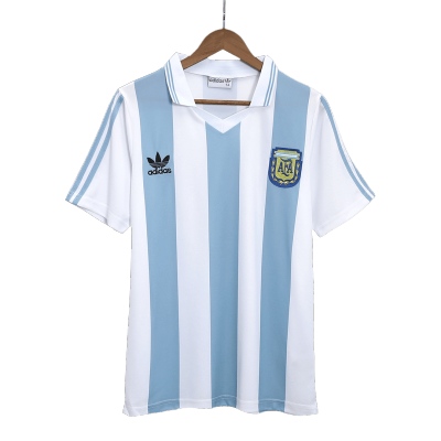 Retro 91/93 Argentina Home Soccer Jersey - Soccerdeal