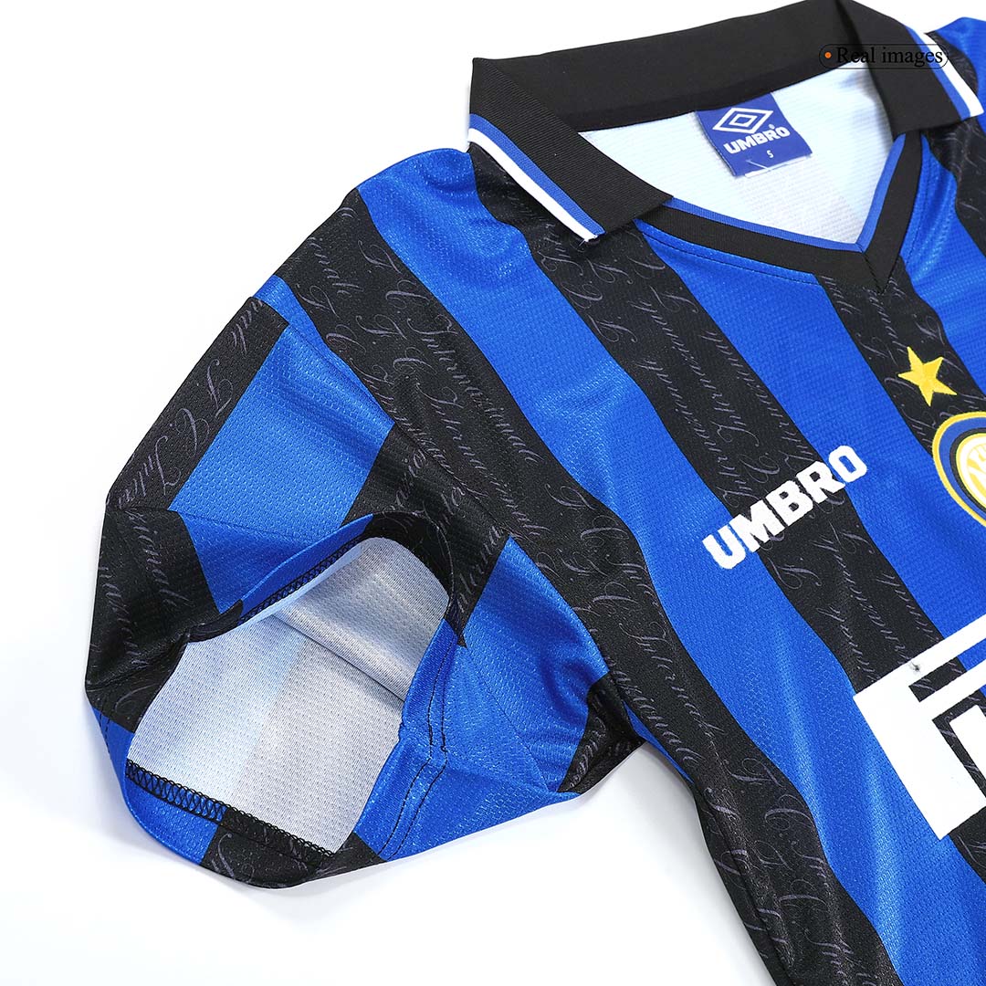 Retro 1997/98 Inter Milan Home Soccer Jersey - soccerdeal