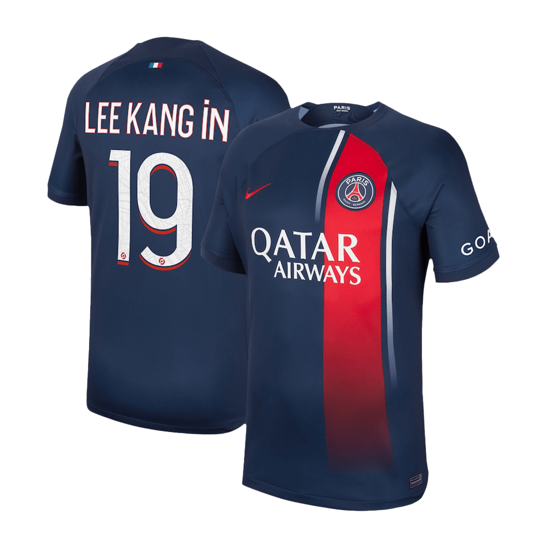 LEE KANG IN #19 PSG Home Soccer Jersey 2023/24 - soccerdeal