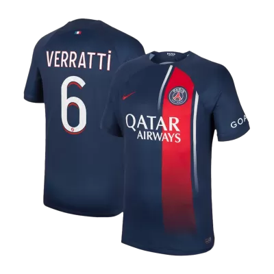 VERRATTI #6 PSG Home Soccer Jersey 2023/24 - Soccerdeal