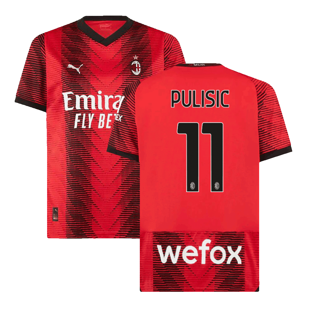 Christian Pulisic AC Milan 23/24 Home Jersey by PUMA – Arena Jerseys