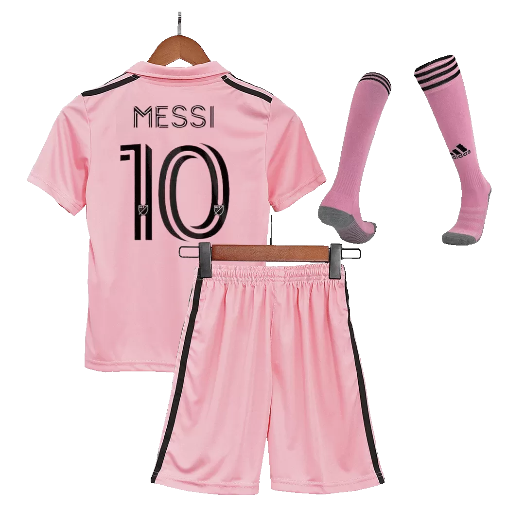 Cheap Style Messi Inter Miami Jersey Set Men Soccer Uniform