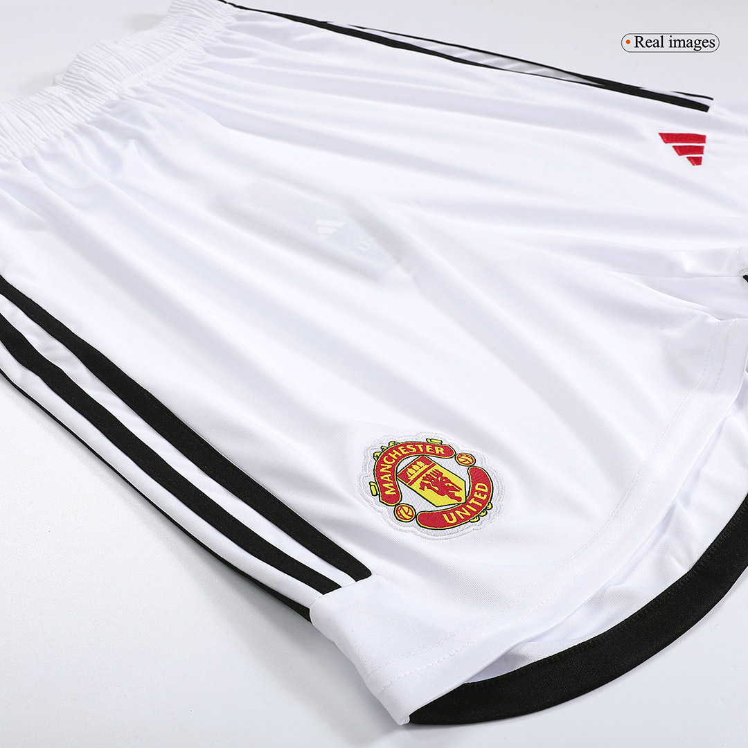 Manchester United Home Soccer Shorts 2023/24 - soccerdeal