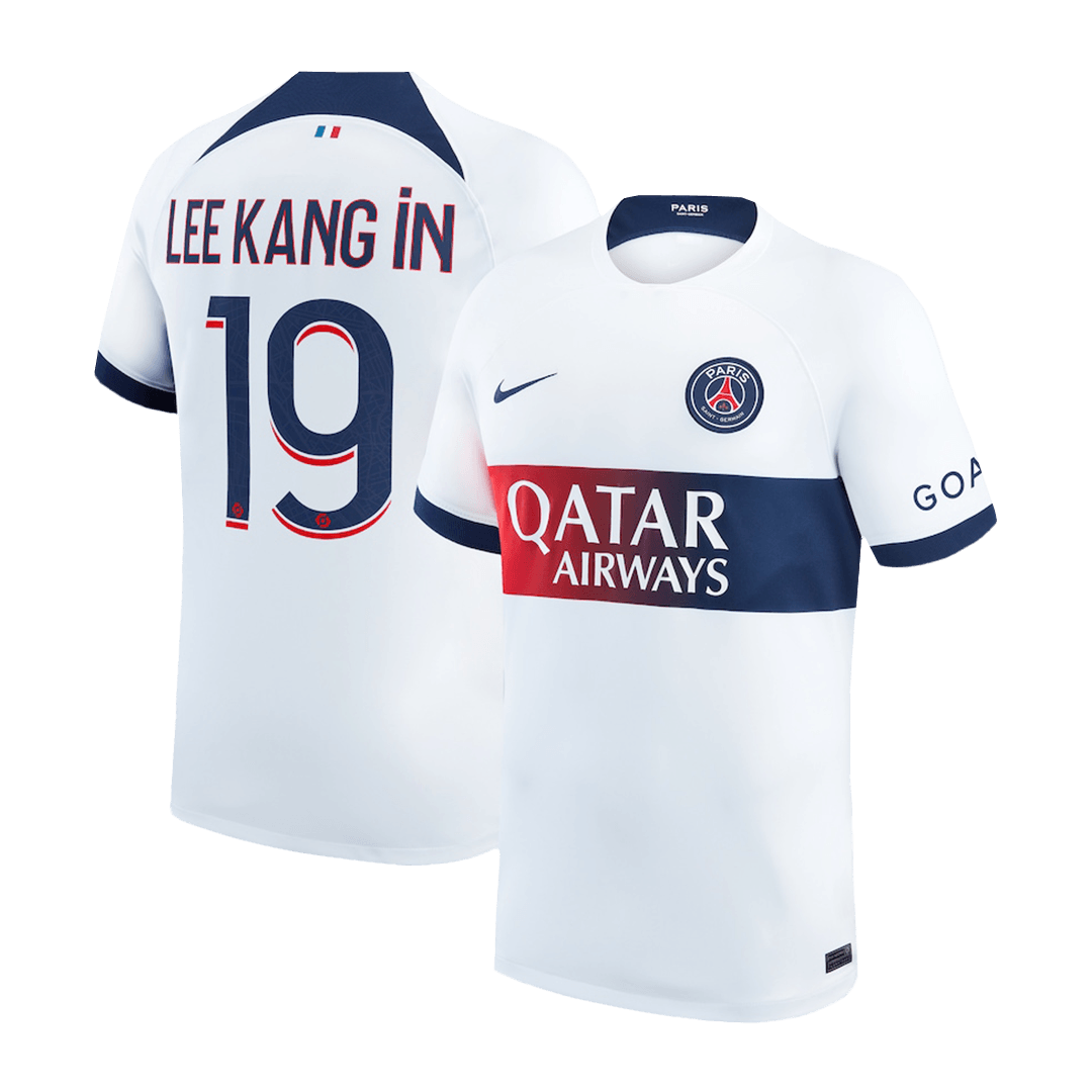 LEE KANG IN #19 PSG Away Soccer Jersey 2023/24 - soccerdeal