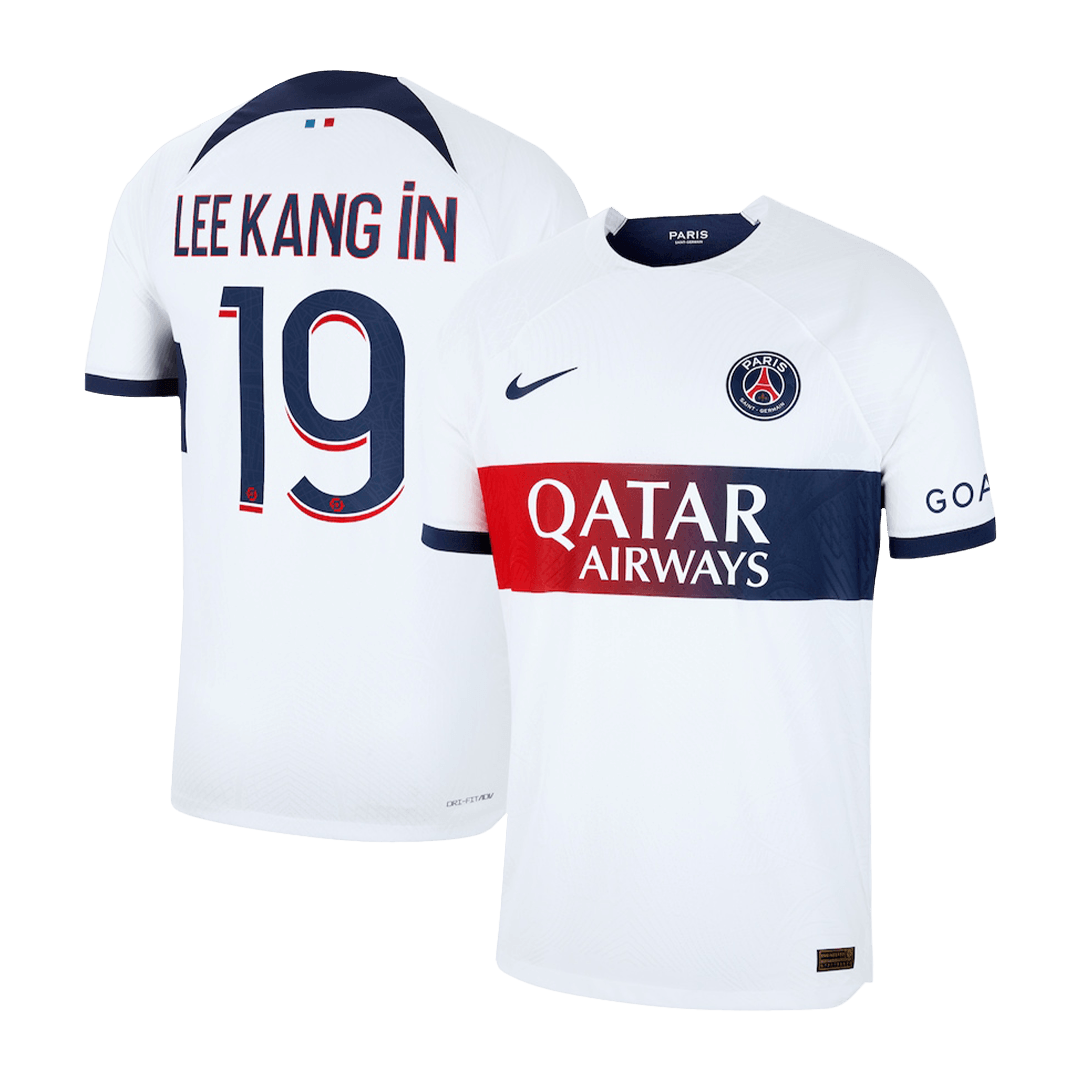 Authentic LEE KANG IN #19 PSG Away Soccer Jersey 2023/24 - soccerdeal