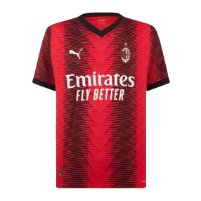 Authentic AC Milan Home Soccer Jersey 2023/24 - soccerdealshop