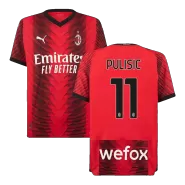Authentic PULISIC #11 AC Milan Home Soccer Jersey 2023/24 - soccerdealshop