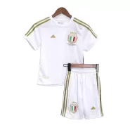 Kid's Italy 125th Anniversary Soccer Jersey Kit(Jersey+Shorts) 2023/24 - soccerdeal