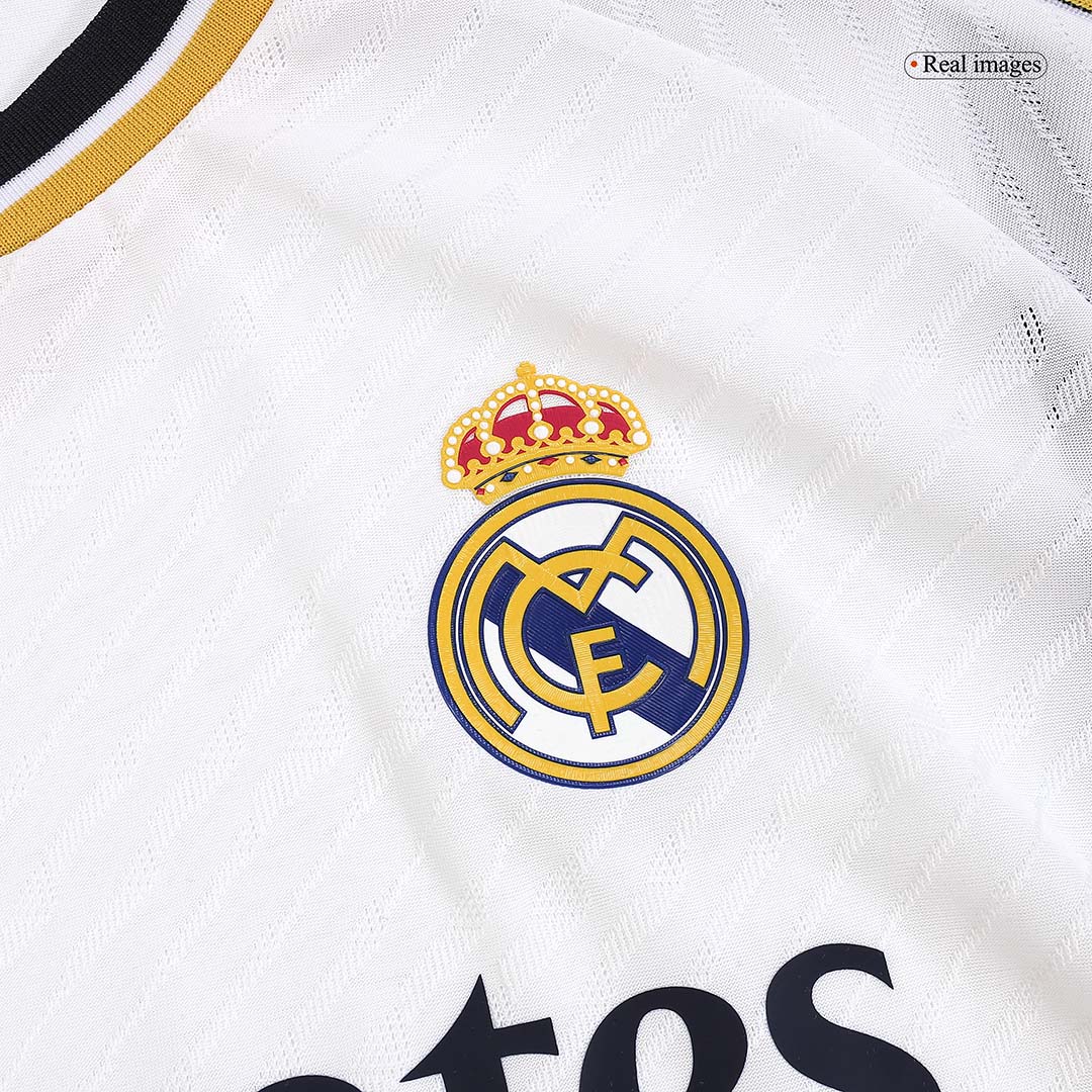 Authentic Real Madrid Home Long Sleeve Soccer Jersey 2023/24 - soccerdeal