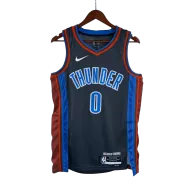 Oklahoma City Thunder Russell Westbrooke #0 2022/23 Swingman NBA Jersey - City Edition - soccerdeal
