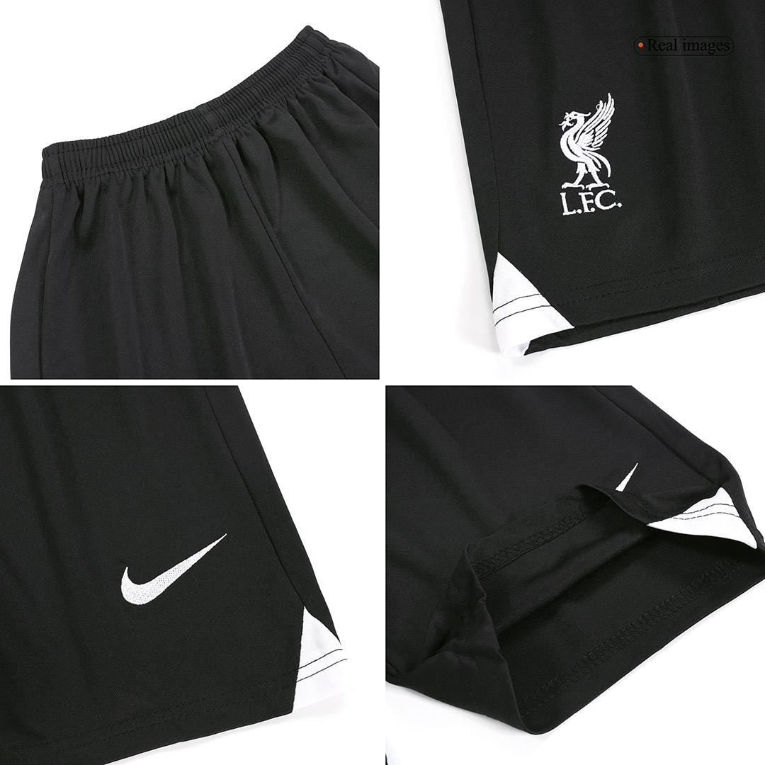 Kid's Liverpool Away Soccer Jersey Kit(Jersey+Shorts) 2023/24 - soccerdeal