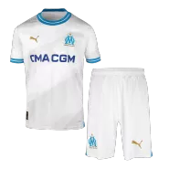 Marseille Home Soccer Jersey Kit(Jersey+Shorts) 2023/24 - soccerdealshop