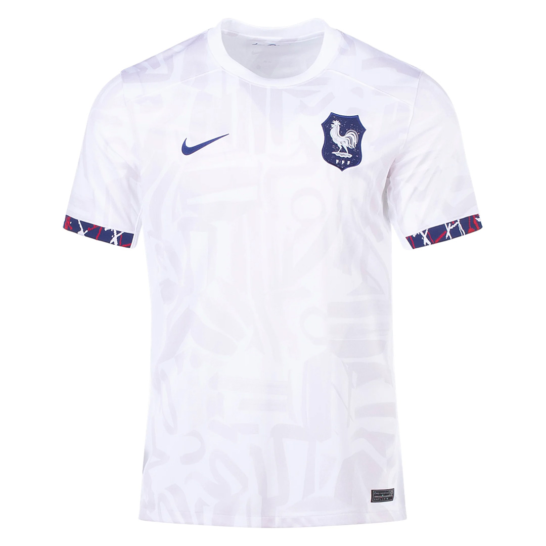 FIFA France 2015 Women's World Cup Soccer Away Ladies Jersey SS XL White