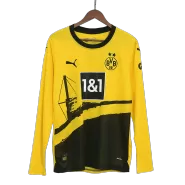 Borussia Dortmund Home Long Sleeve Soccer Jersey 2023/24 - soccerdeal