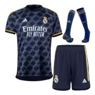 Real Madrid Away Soccer Jersey Kit(Jersey+Shorts+Socks) 2023/24 - soccerdealshop