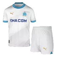 Kid's Marseille Home Soccer Jersey Kit(Jersey+Shorts) 2023/24 - soccerdealshop