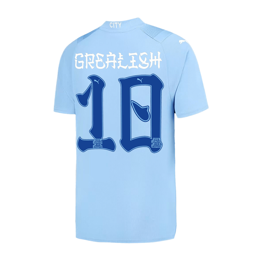 GREALISH #10 Manchester City Home Soccer Jersey 2023/24 - Soccerdeal
