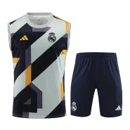 Real Madrid Sleeveless Training Kit (Top+Shorts) 2023/24 - soccerdealshop