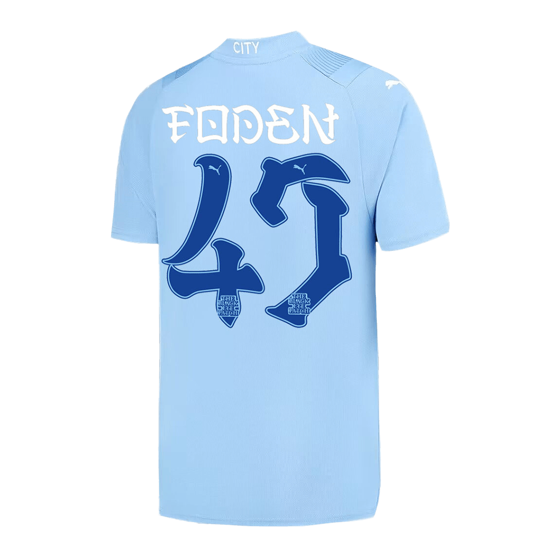 FODEN #47 Manchester City Japanese Tour Printing Home Soccer Jersey 2023/24 - soccerdeal
