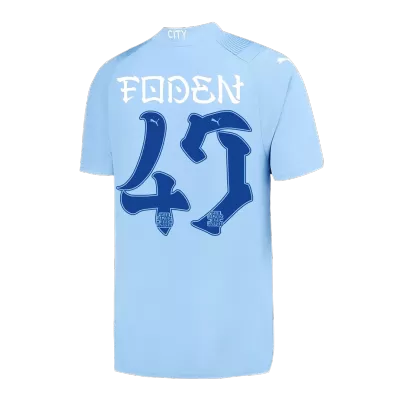 FODEN #47 Manchester City Japanese Tour Printing Home Soccer Jersey 2023/24 - Soccerdeal