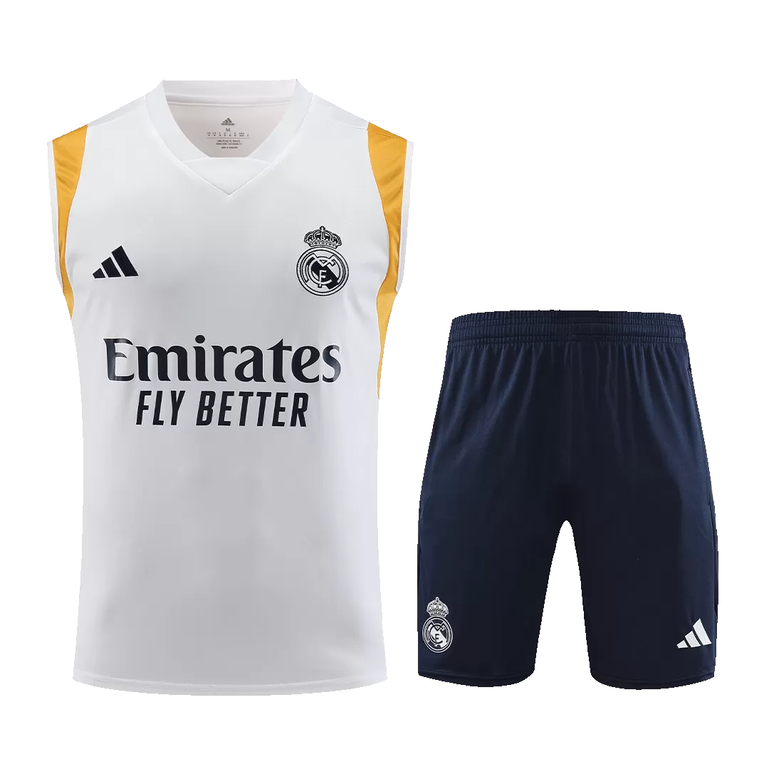 Real Madrid Sleeveless Training Kit (Top+Shorts) 2023/24