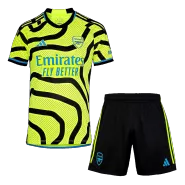 Arsenal Away Soccer Jersey Kit(Jersey+Shorts) 2023/24 - soccerdeal