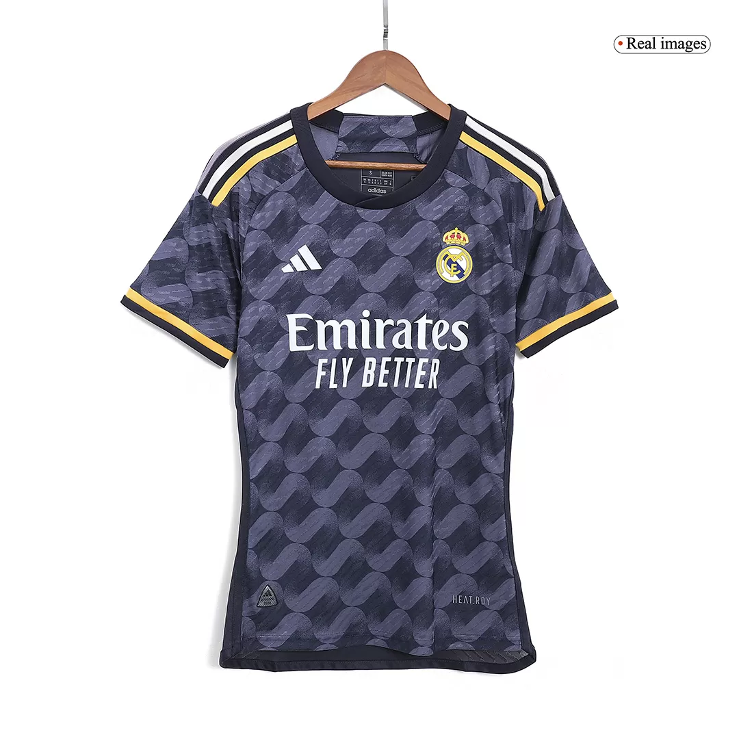 Real Madrid adidas 2022/23 Away Replica Custom Jersey - Purple