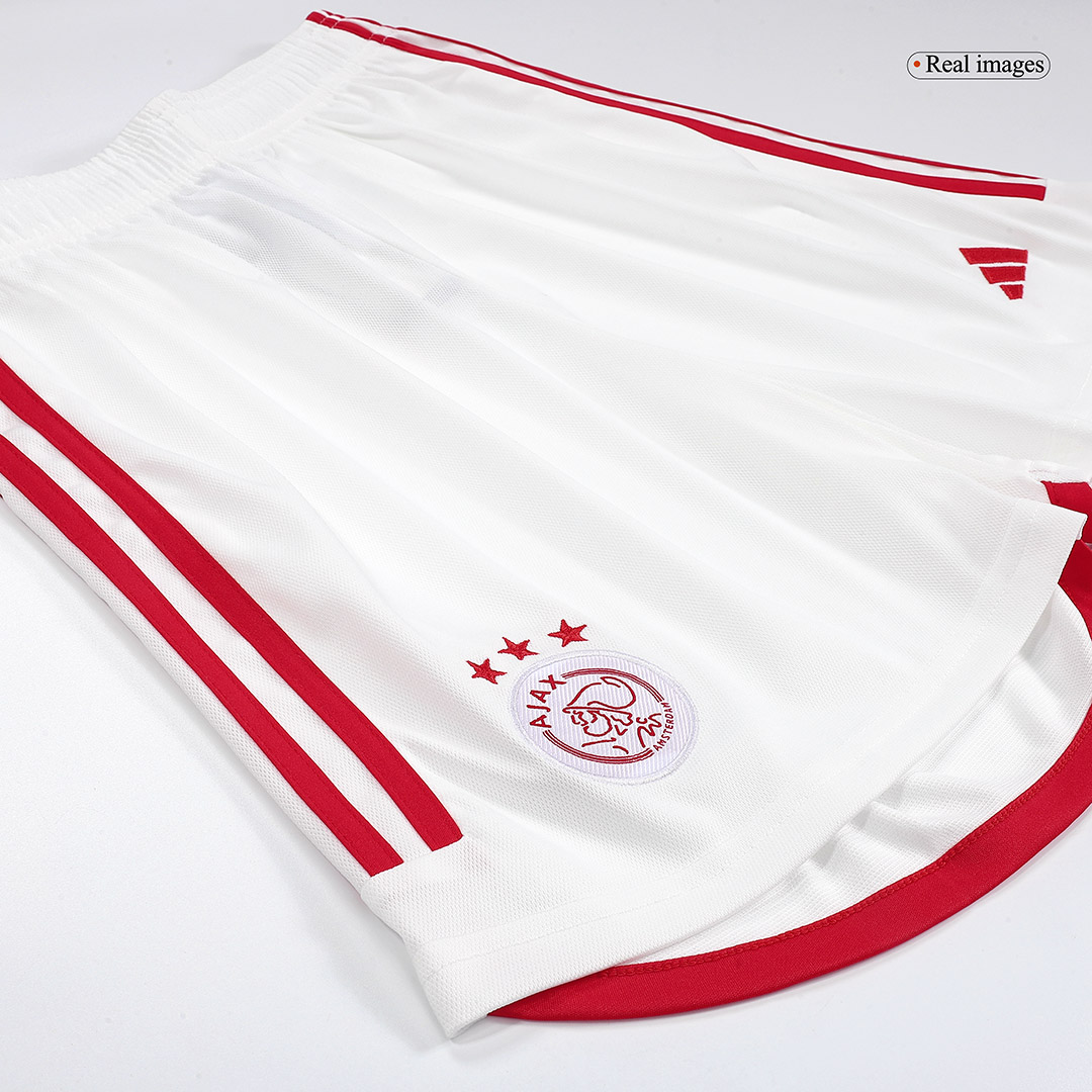 Ajax Home Soccer Shorts 2023/24 - soccerdeal