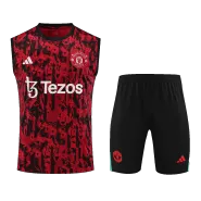 Manchester United Sleeveless Training Kit (Top+Shorts) 2023/24 - soccerdealshop