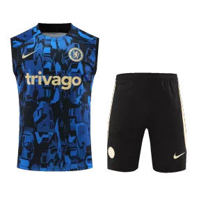 Chelsea Sleeveless Training Kit (Top+Shorts) 2023/24 - soccerdealshop