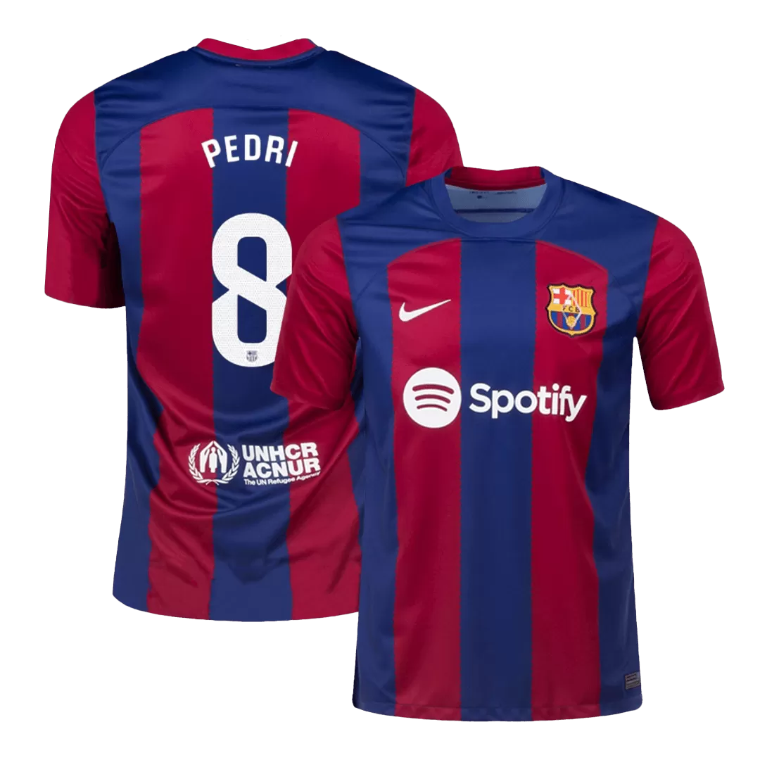 PEDRI #8 Barcelona Home Soccer Jersey 2023/24