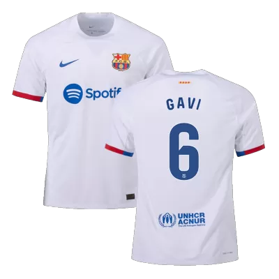 Authentic GAVI #6 Barcelona Away Soccer Jersey 2023/24 - Soccerdeal